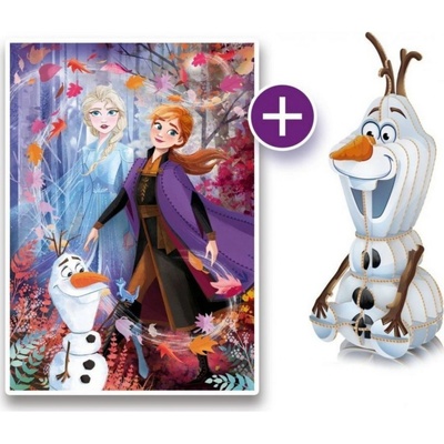 Clementoni model +3D Frozen2 104 dielov