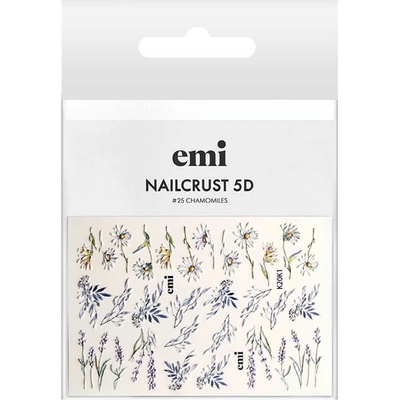 E.Mi Vodolepka NAILCRUST 5D 25 Chamomiles