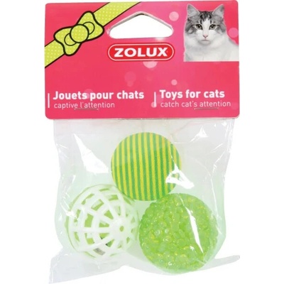Zolux sada míčků 4cm oranžová
