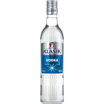 Klasik Vodka 40% 0,5 l (čistá fľaša)