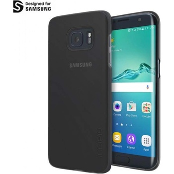 Incipio Feather Pure Case - поликарбонатов кейс за Samsung Galaxy S7 Edge (черен-прозрачен)