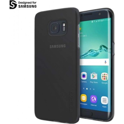 Incipio Feather Pure Case - поликарбонатов кейс за Samsung Galaxy S7 Edge (черен-прозрачен)