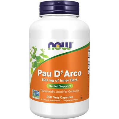 Now Foods Foods Pau d'Arco 500 mg 250 kapslí