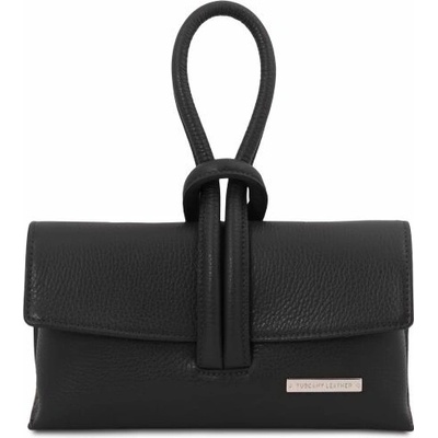 Tuscany Leather kožená listová kabelka TL Bag Čierna