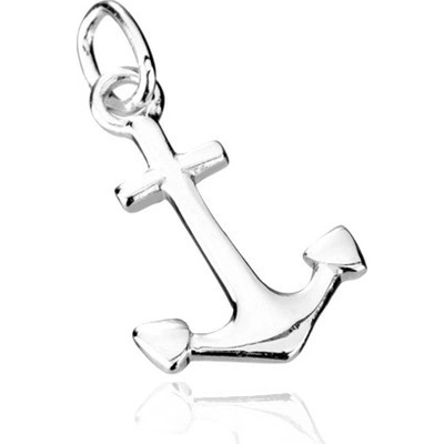 Šperky eshop Stříbrný přívěsek 925 kotva Q1.13