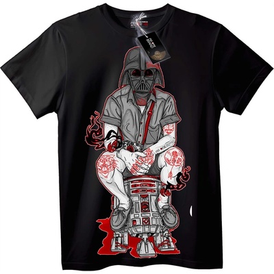 Тениска Дарт Вейдър R2-D2 - XS, Black