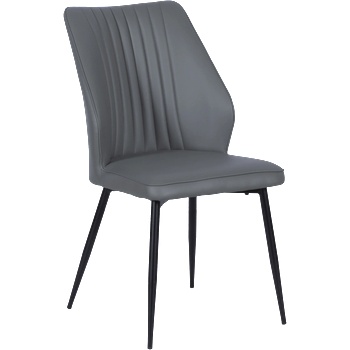 Carmen Трапезен стол laredo y еко кожа - тъмносив 14 (3532143)