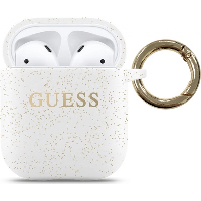 Guess Silikonové puzdro pre Airpods 1/2 GUACCSILGLWH