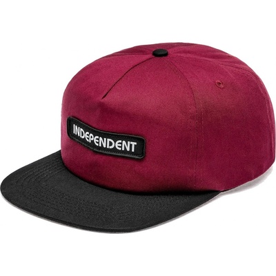 INDEPENDENT BC Groundwork Snapback Maroon/Black MAROON BLACK