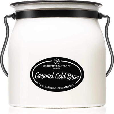 Milkhouse Candle Milkhouse Candle Co. Creamery Caramel Cold Brew ароматна свещ Butter Jar 454 гр