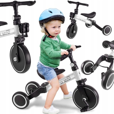 Trike Fix Mini terénna s pedálmi 3v1 biela