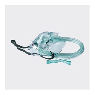 Maska kyslíková pro dospělé, hadice 10cm (KS)