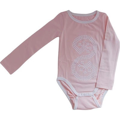 Dětské protiskluzové body Geckoeco pink