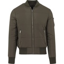 Urban Classics Basic Quilt bomber jacket olive