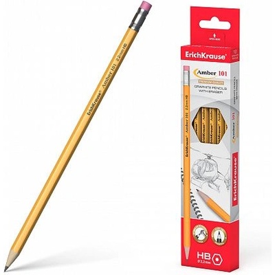 МОЛИВ ГРАФИТЕН С ГУМА erich krause amber101 hb