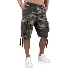 Surplus AIRBORNE VINTAGE pánske kapsáčové šortky woodland camo