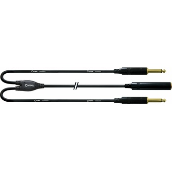 Image 1 of Cordial CFY 0, 3 PGG 30 cm Аудио кабел (CFY 0,3 PGG)