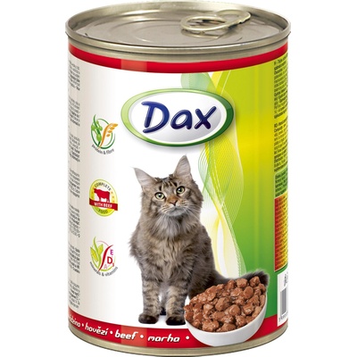 Dax Beef с говеждо месо- Консервирана храна за котки 415гр