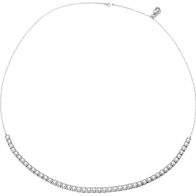 Grace Silver Jewellery Stříbrný tenisový náhrdelník NH-SCN437/113 Stříbrná