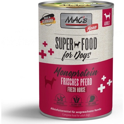 MAC's Dog Mono Sensitive Koňské 6 x 400 g