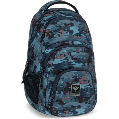 Ars Una Ученическа раница AU-2 Hyde (5379) 24, едно основно отделение, подплатен гръб, регулируема гръдна лента, разноцветна (54853799)