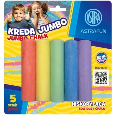 ASTRA Chodníková krieda Jumbo 5ks mix farieb 330022003