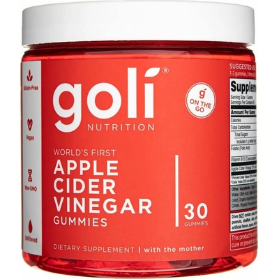 Goli Nutrition Jablčný ocot Gummies 30 Gummies