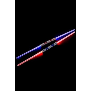 Smiffys Dvojitý svetelný meč Star Wars s efektmi 55cm
