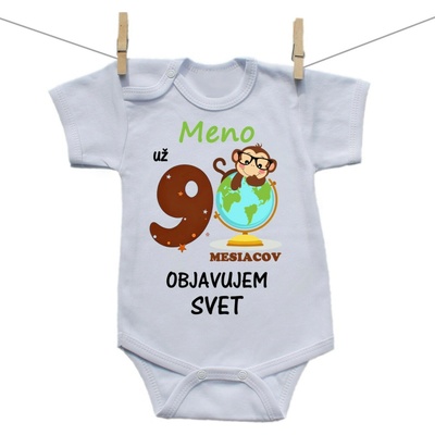 Boodyy Body s krátkym rukávom Už 9 mesiacov objavujem svet
