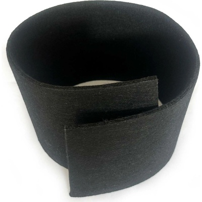 Technický filc 10 mm, 1300 g/m², farba čierna, metráž 100 cm
