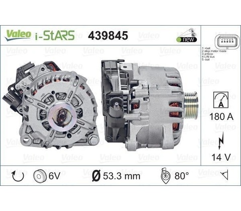 Alternátor VALEO 439845