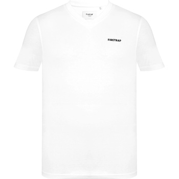 Image 1 of Firetrap Мъжка тениска Firetrap Path T Shirt Mens - White