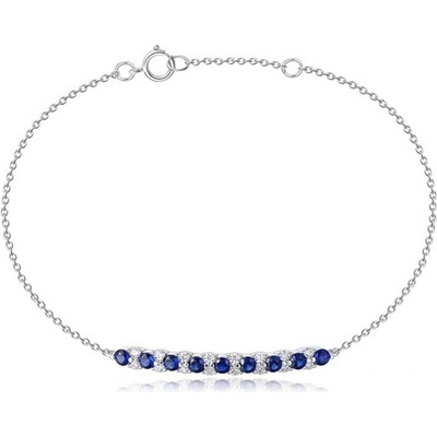 Silverino náramek se zirkony 8746-20