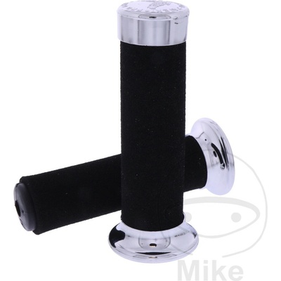 ProGrip gumové rukojeti černé/chrom tloušťka 22 mm. délka 130 mm zavřené