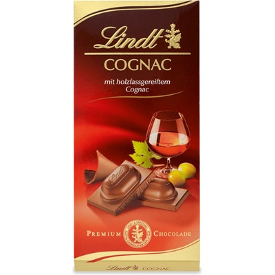Lindt Mléčná s koňakovou náplní 100 g