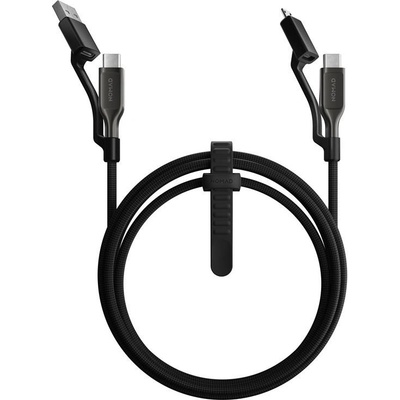 Nomad Здрав кевларен кабел за устройства с USB-A, microUSB и USB-C конектори - Nomad Kevlar USB-C Universal Cable 240W (150 см) (NM014940858)