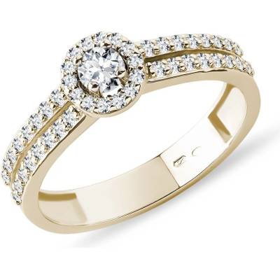 Klenota Zásnubný prsteň s diamantmi k0488013