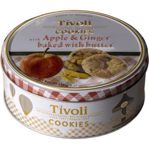 Tivoli Audio ДАТСКИ БИСКВИТИ С ЯБЪЛКА И ДЖИНДЖИФИЛ ПРИГОТВЕНИ С МАСЛО 150г