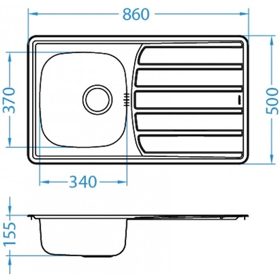 Alveus ZOOM 30 Tkaná struktura