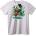 NOONEBRAND Тениска Жаба с Изпъкнали Очи - 2XL, White