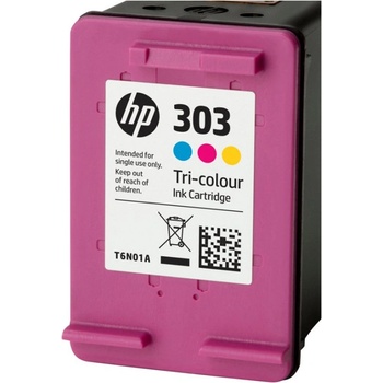 HP Мастило HP 303 Tri-colour Ink Cartridge (T6N01AE#UUS)