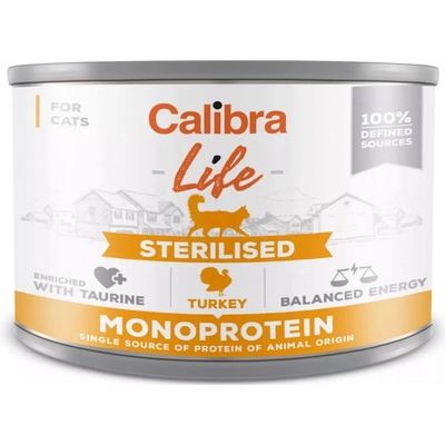 Calibra Cat Life Sterilised turkey 6 x 200 g