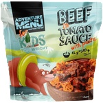 AdventureMenu Adventure menu Говеждо в доматен сос с паста, 250g (102)