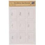 Interdruk Kitchen labels 97pcs B&W