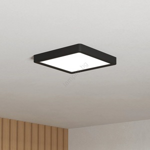 EGLO 901329 - LED таванно осветително тяло за баня FUEVA LED/10, 5W/230V 22x22cm IP44 черен (EG901329)