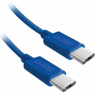 SBS TETISSUETCCB USB-C - USB-C 1,5m modrý