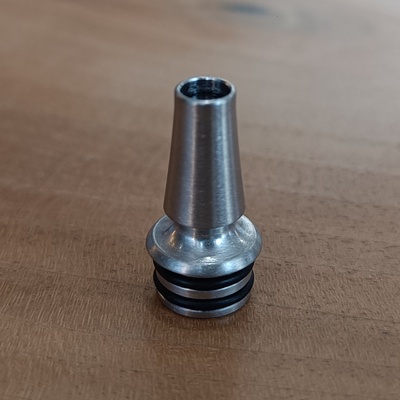 Centenary Mods Drip tip Madison Stříbrná broušená Brushed Silver