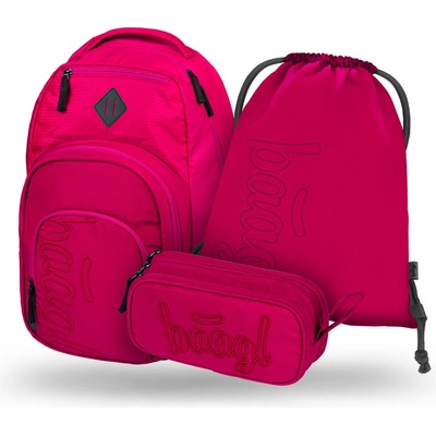 Baagl SET 3 Coolmate Ruby