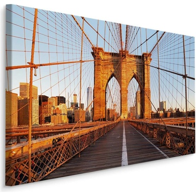 MyBestHome BOX Plátno Brooklynský Most, New York I. Varianta: 100x70