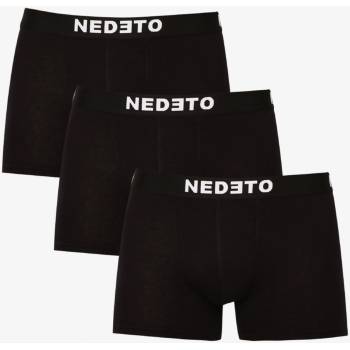 Nedeto Комплект от три мъжки боксерки в черно Nedeto Nedeto | Cheren | МЪЖЕ | XL